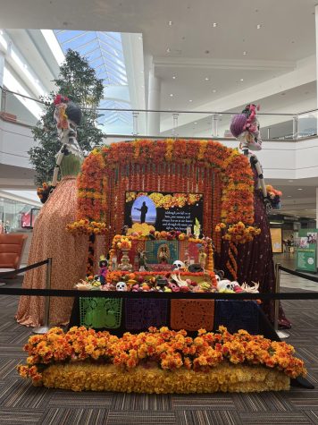 Local altar at Plaza West Covina.