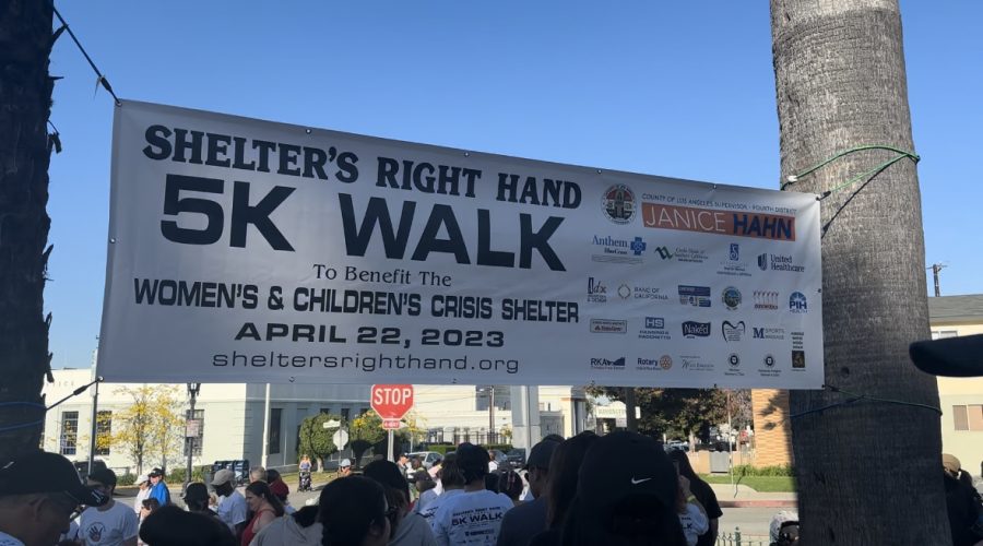 Shelters right hand host 5k run at central park on the morning of April 22, 2023