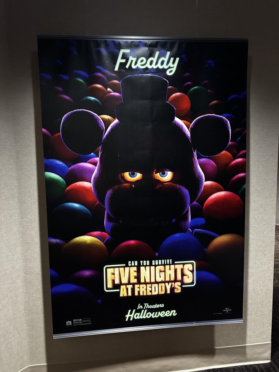 Movie poster for Five Nights at Freddys which was just released on October 27th.